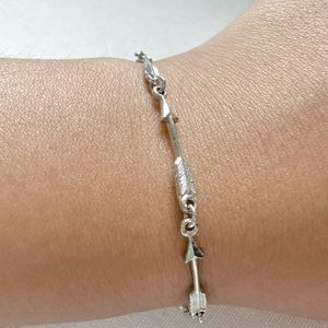 Sterling arrow bracelet